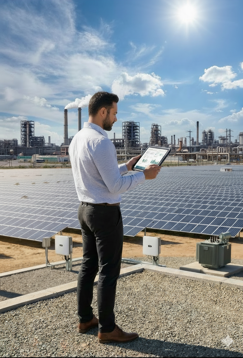 Solar farm inspection