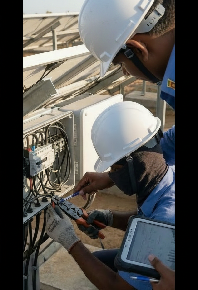 Technical work on site